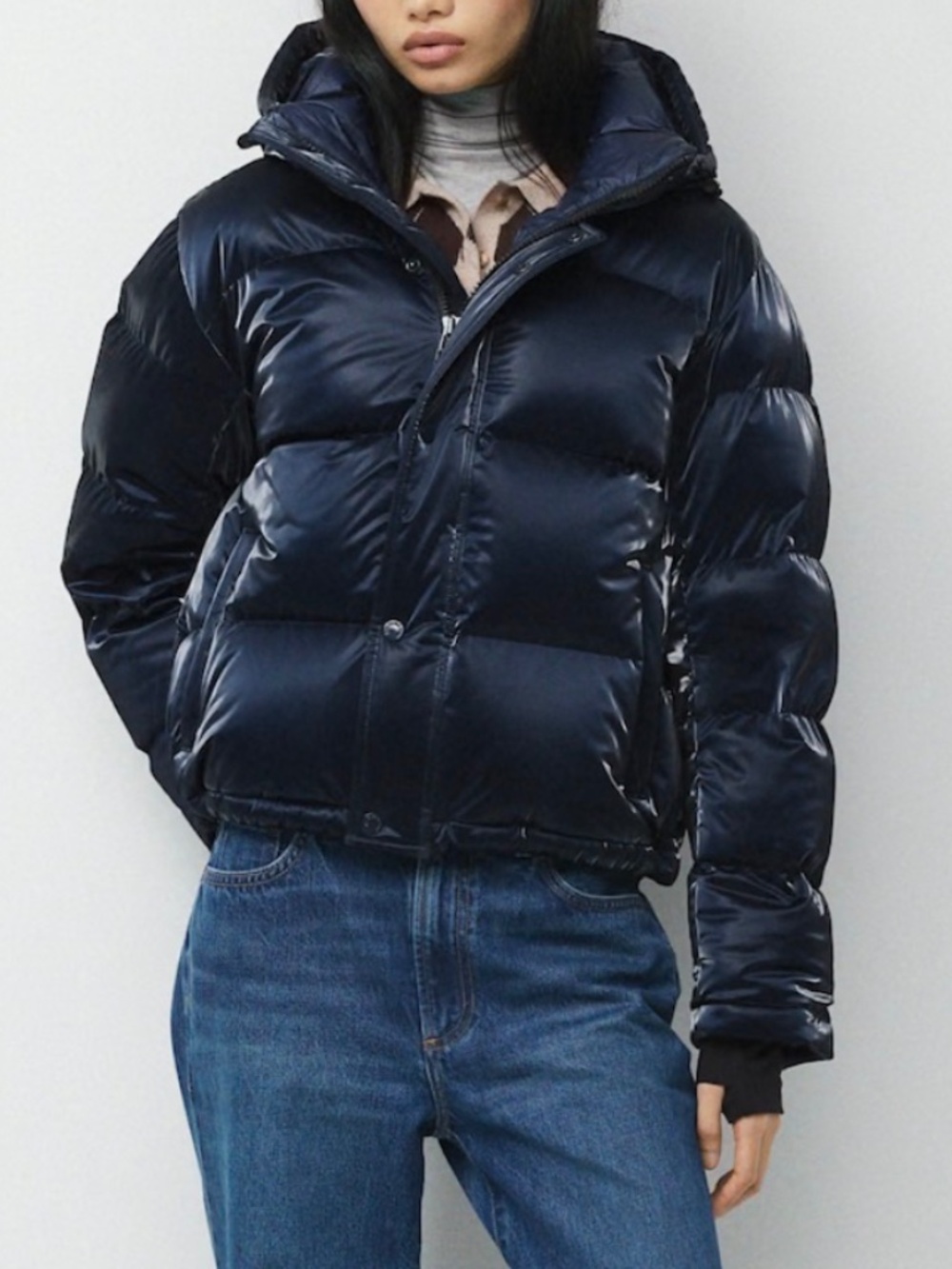 The Super Puff™ Shorty - Liquid Shine Admiral Navy